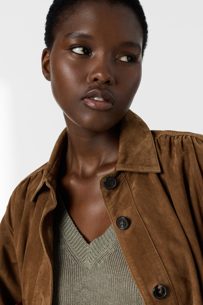 Women's Oversized Pullover Vest 100% Linen - Green