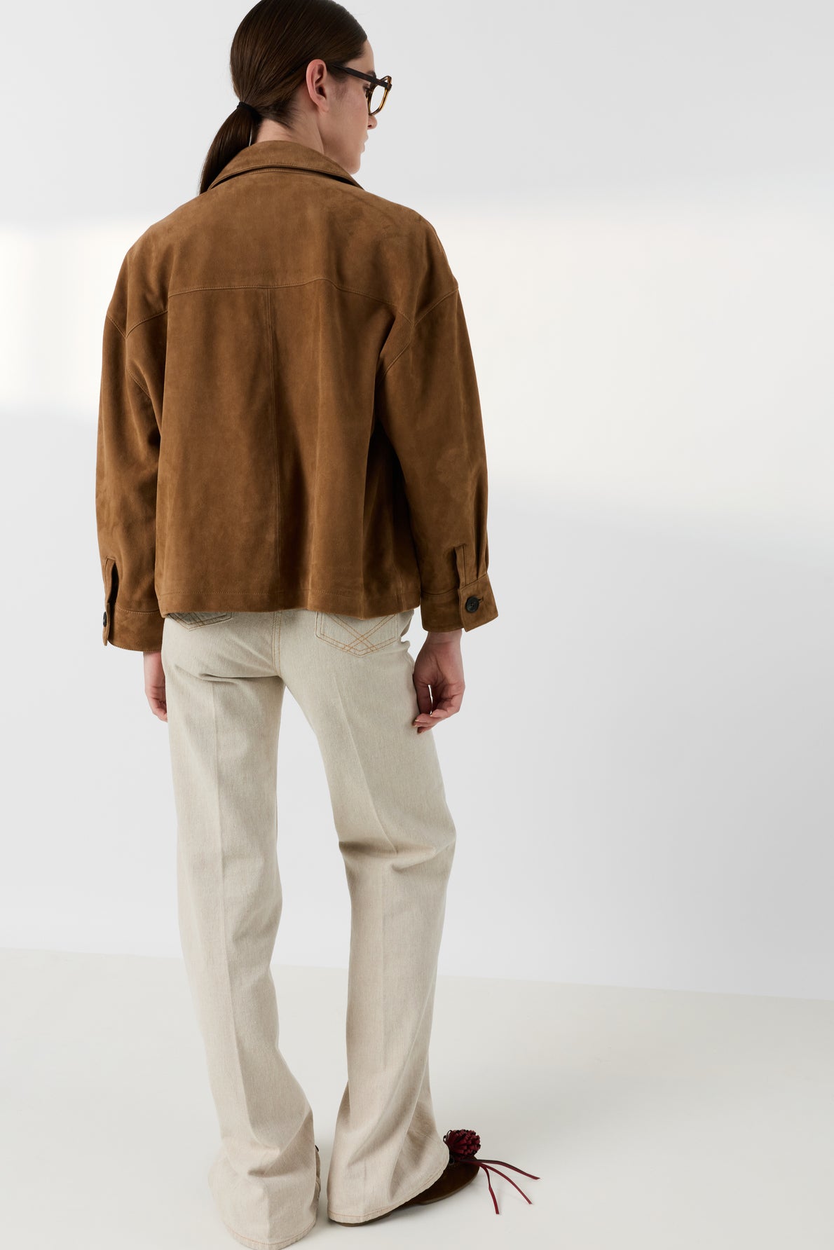 Unisex Premium Leather Garment Jacket 100% Leather - Straw