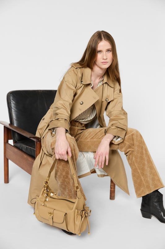 Trench Coat Dze02z300 Beige