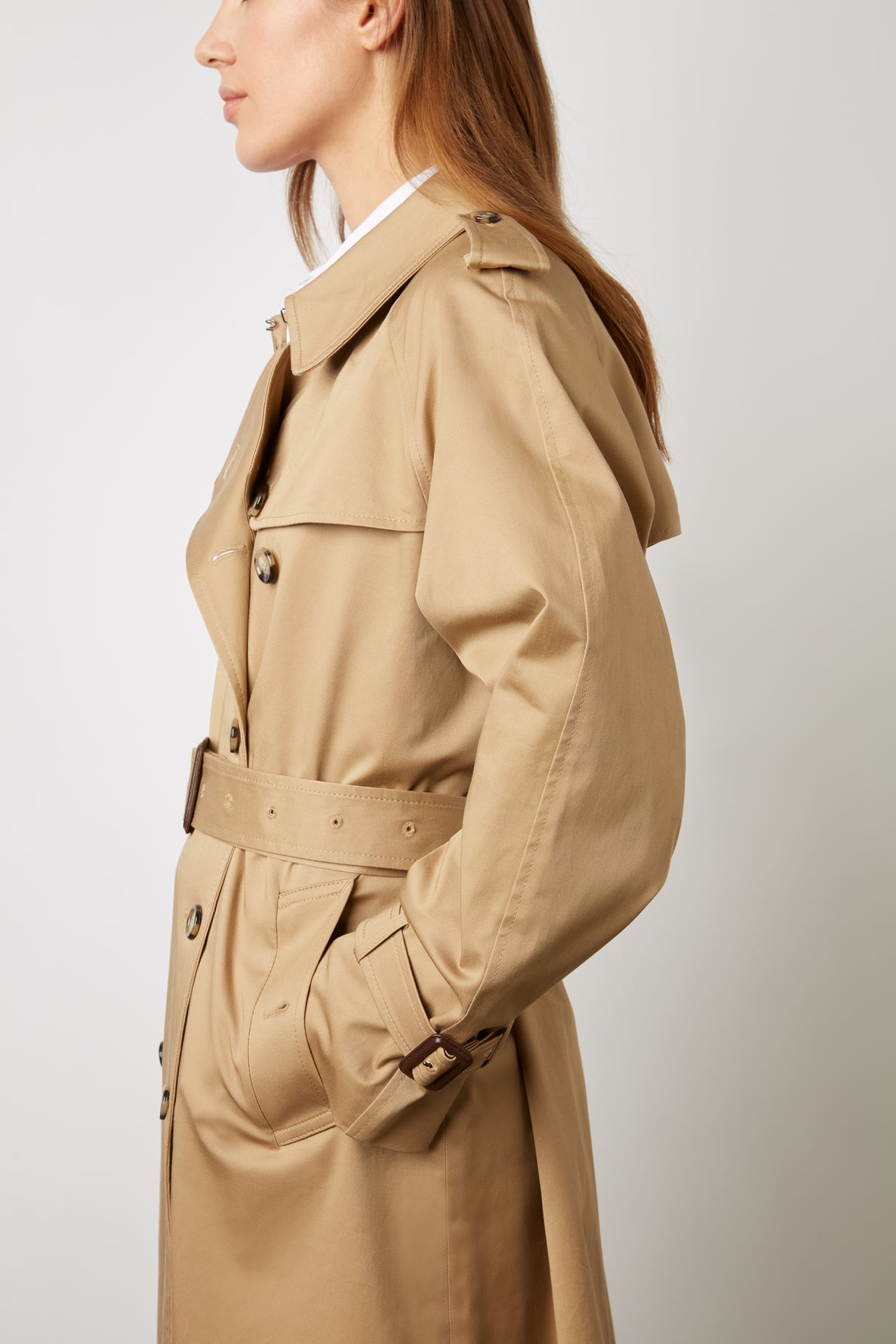 Trench Coat Dze02z300 Beige