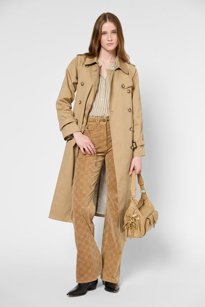 Trench Coat Dze02z300 Beige