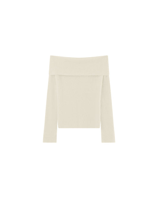 Pullover Oranger Ecru