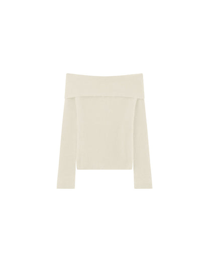 Pullover Oranger Ecru