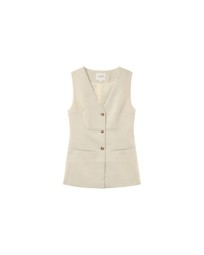 Gilet Paz Beige