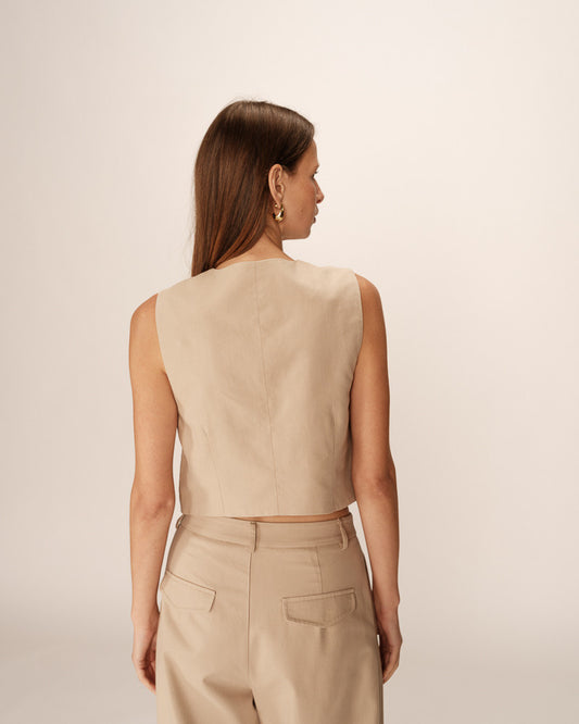 Gilet Penn Beige