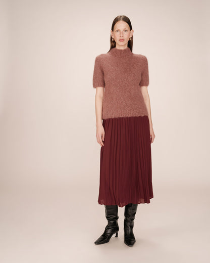 Skirt Plisse Chocolat