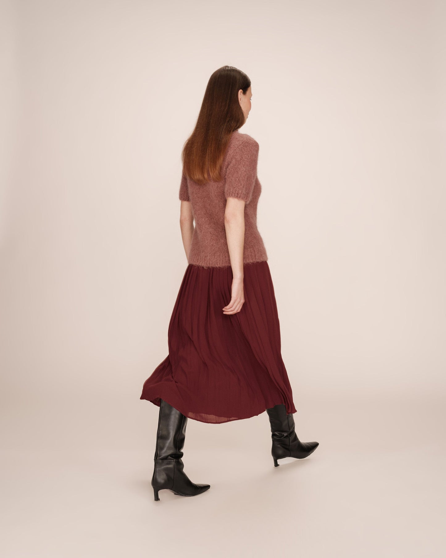 Skirt Plisse Chocolat