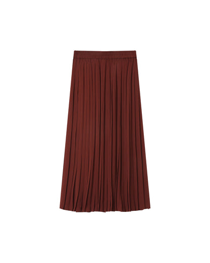 Skirt Plisse Chocolat