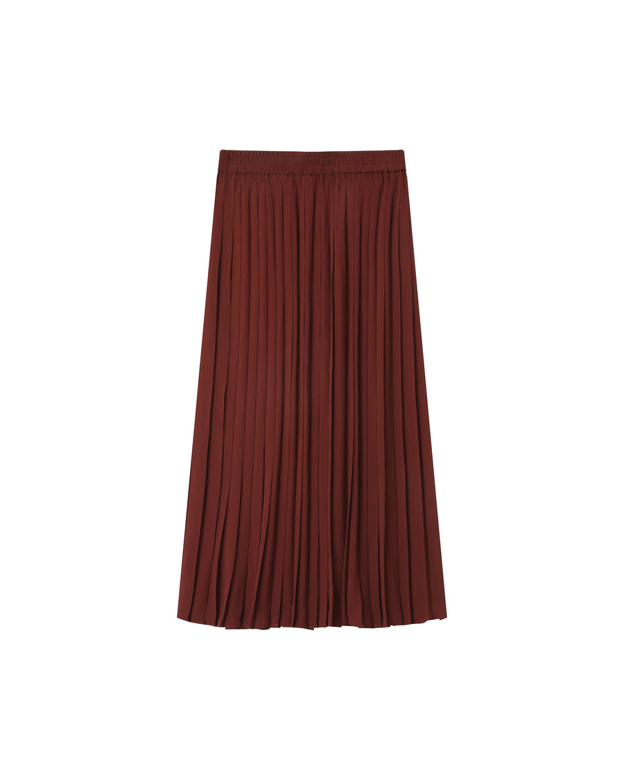 Skirt Plisse Chocolat