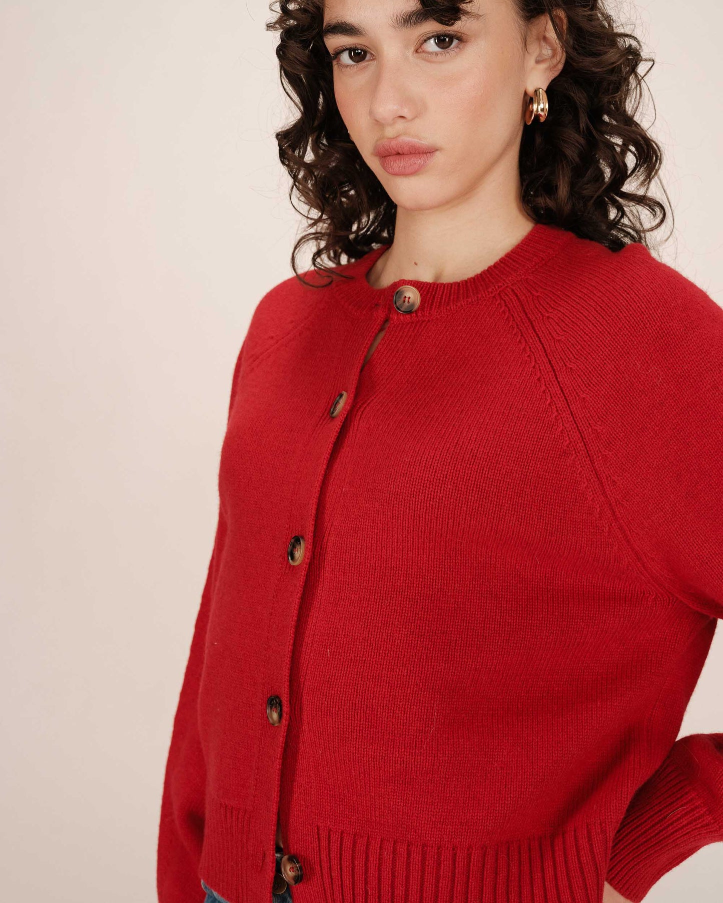 Cardigan Sanders Rouge
