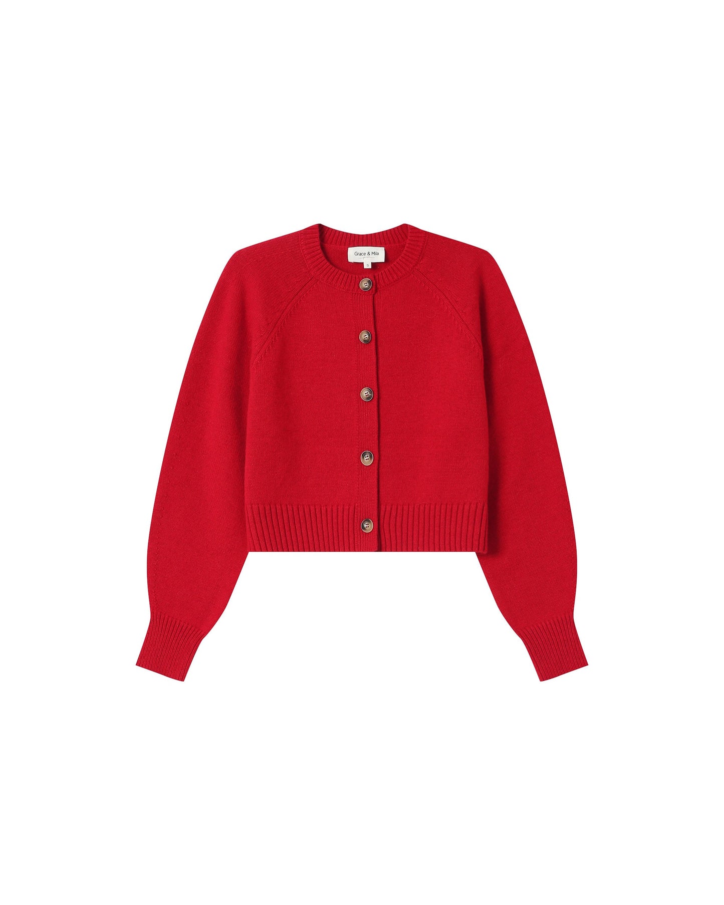 Cardigan Sanders Rouge