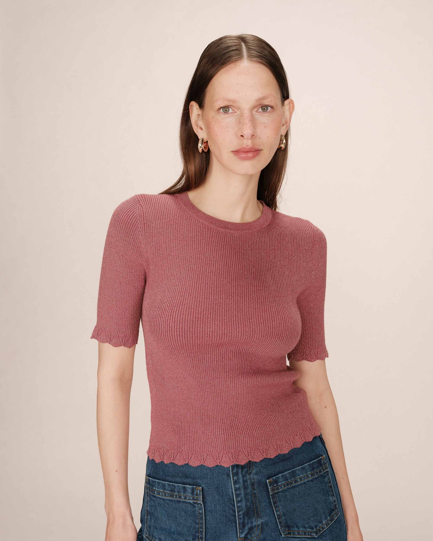 Sweatshirt Saturne Terracotta
