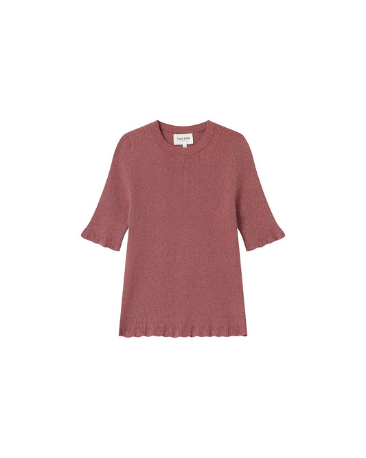 Sweatshirt Saturne Terracotta