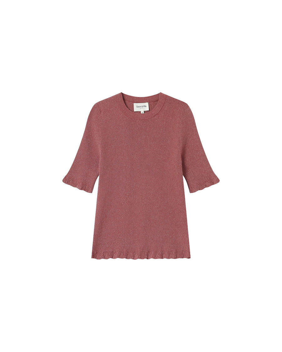 Sweatshirt Saturne Terracotta