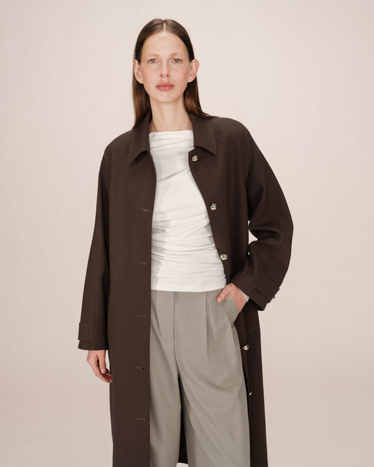 Coat Scott Chocolat