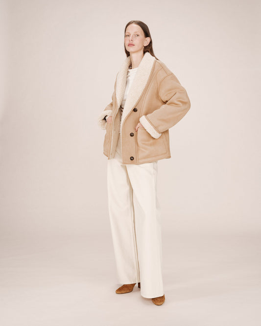 Jacket Swan Beige-Rose