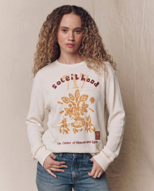 Garcon by Garcon | Sun Tree Graphic Tee - Long Sleeve White