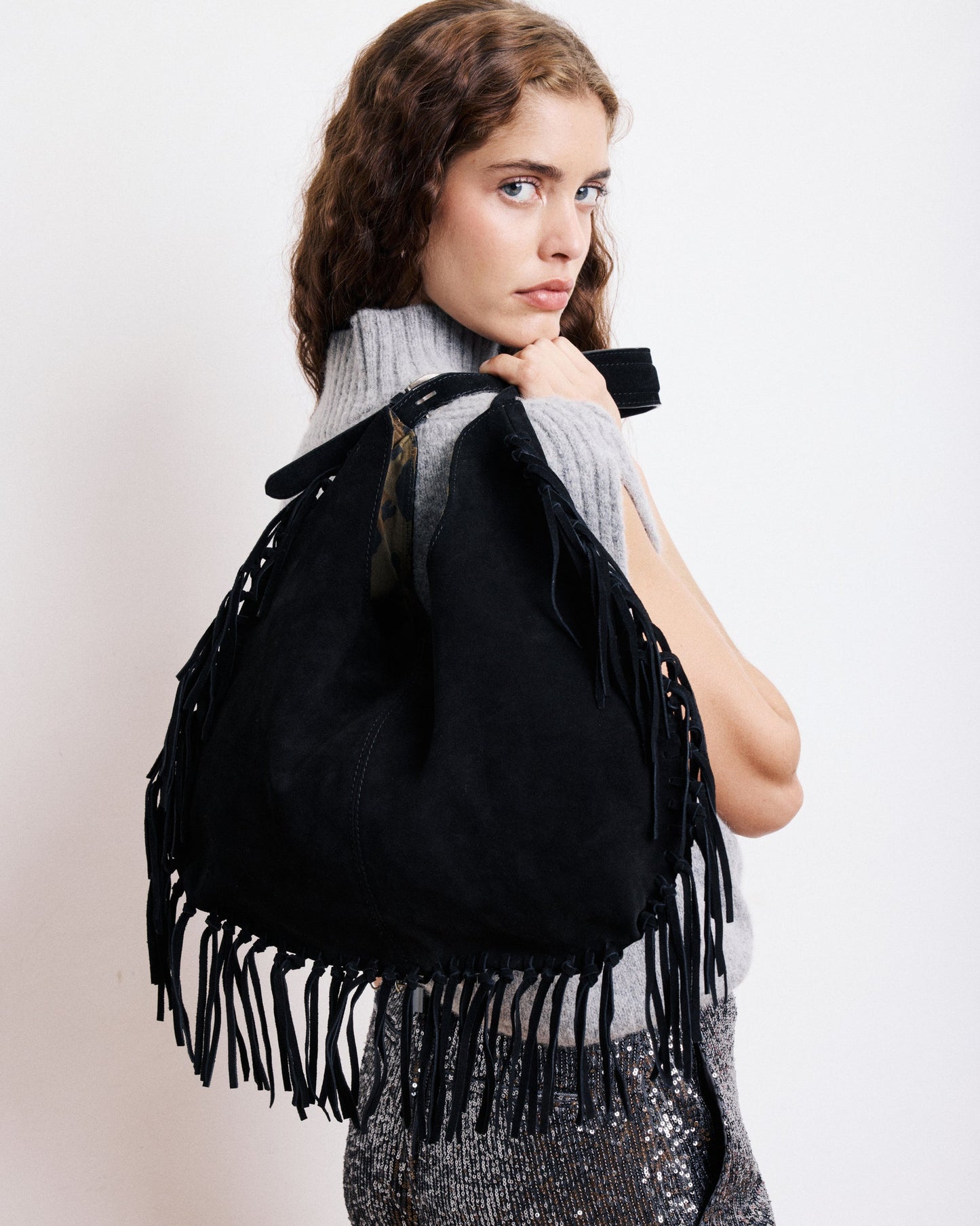 Shoulder Bag Aretha Beah712 02-Charcoal