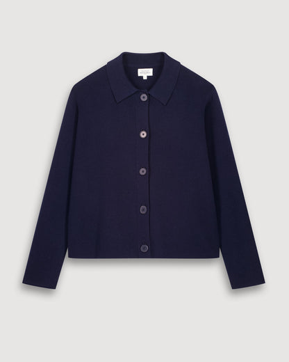 Cardigan Message Benq522 02-Navy