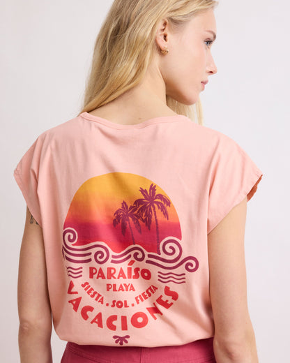 Tshirt Teraiso Bdql510 02-Peach