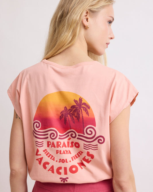 Tshirt Teraiso Bdql510 02-Peach