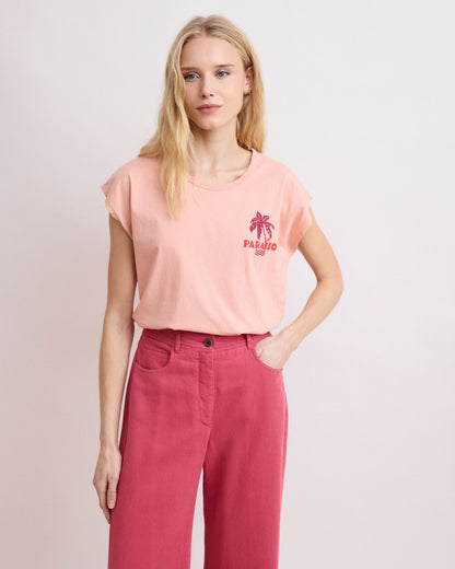 Tshirt Teraiso Bdql510 02-Peach