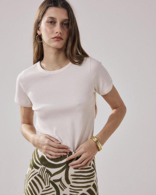 Tshirt Tesoel Bfqh507 01-Ecru