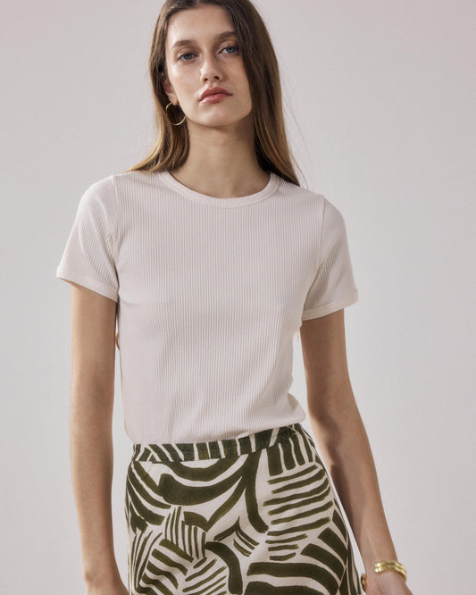 Tshirt Tesoel Bfqh507 01-Ecru