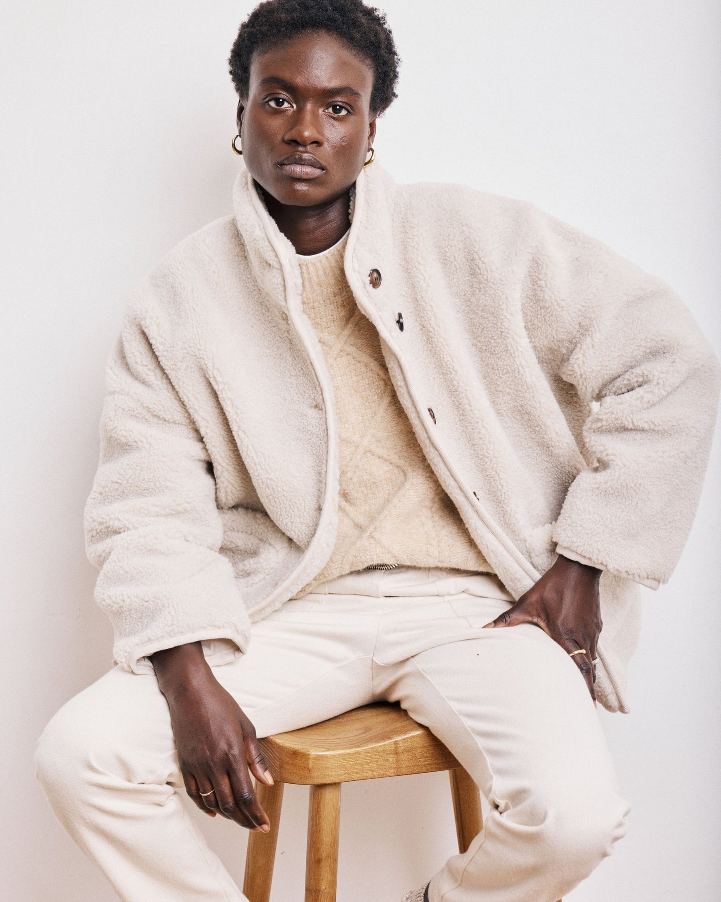 Coat Vanille Bevt555 01-Natural