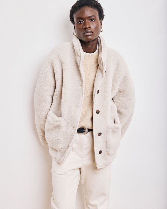 Coat Vanille Bevt555 01-Natural