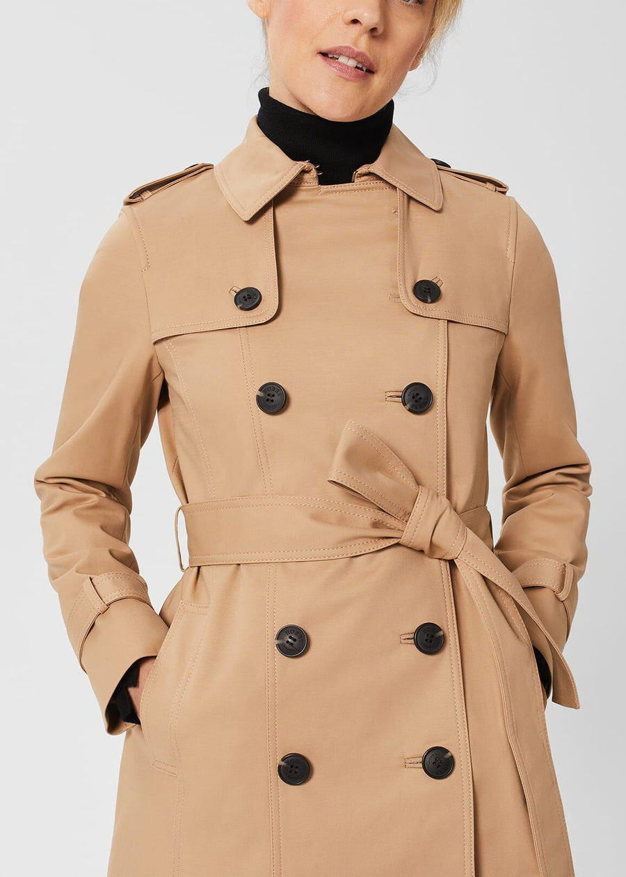 Petite Saskia Trench 0122/3991/9057l04 Tan