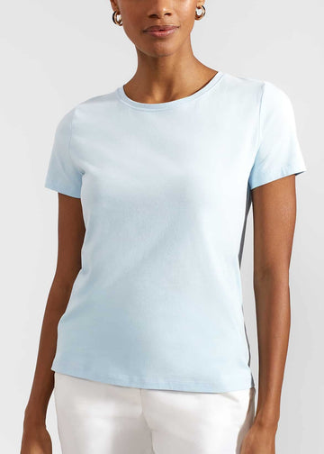 Pixie Cotton T-shirt 0124/2925/1144l00 Mineral-Blue