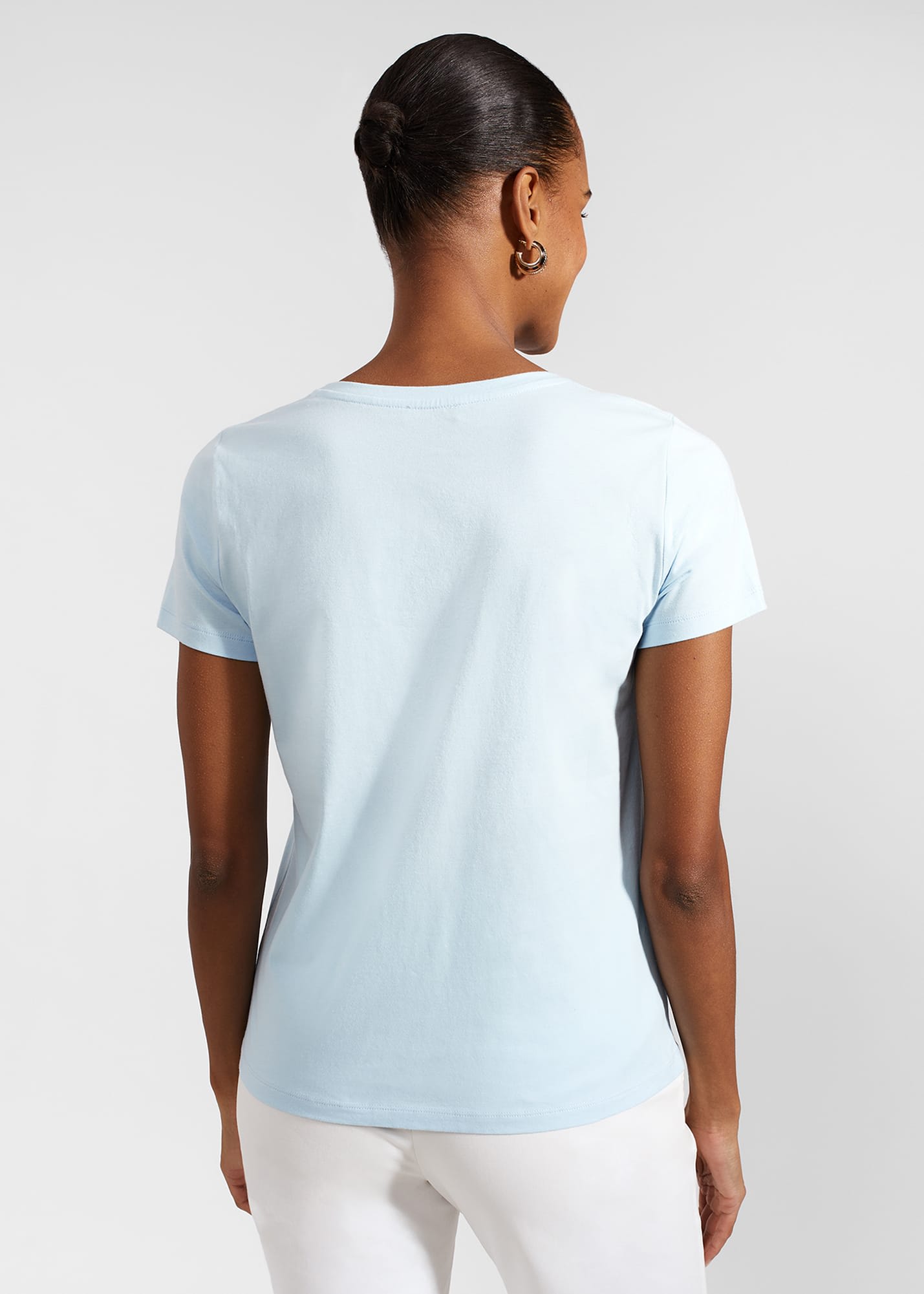 Pixie Cotton T-shirt 0124/2925/1144l00 Mineral-Blue