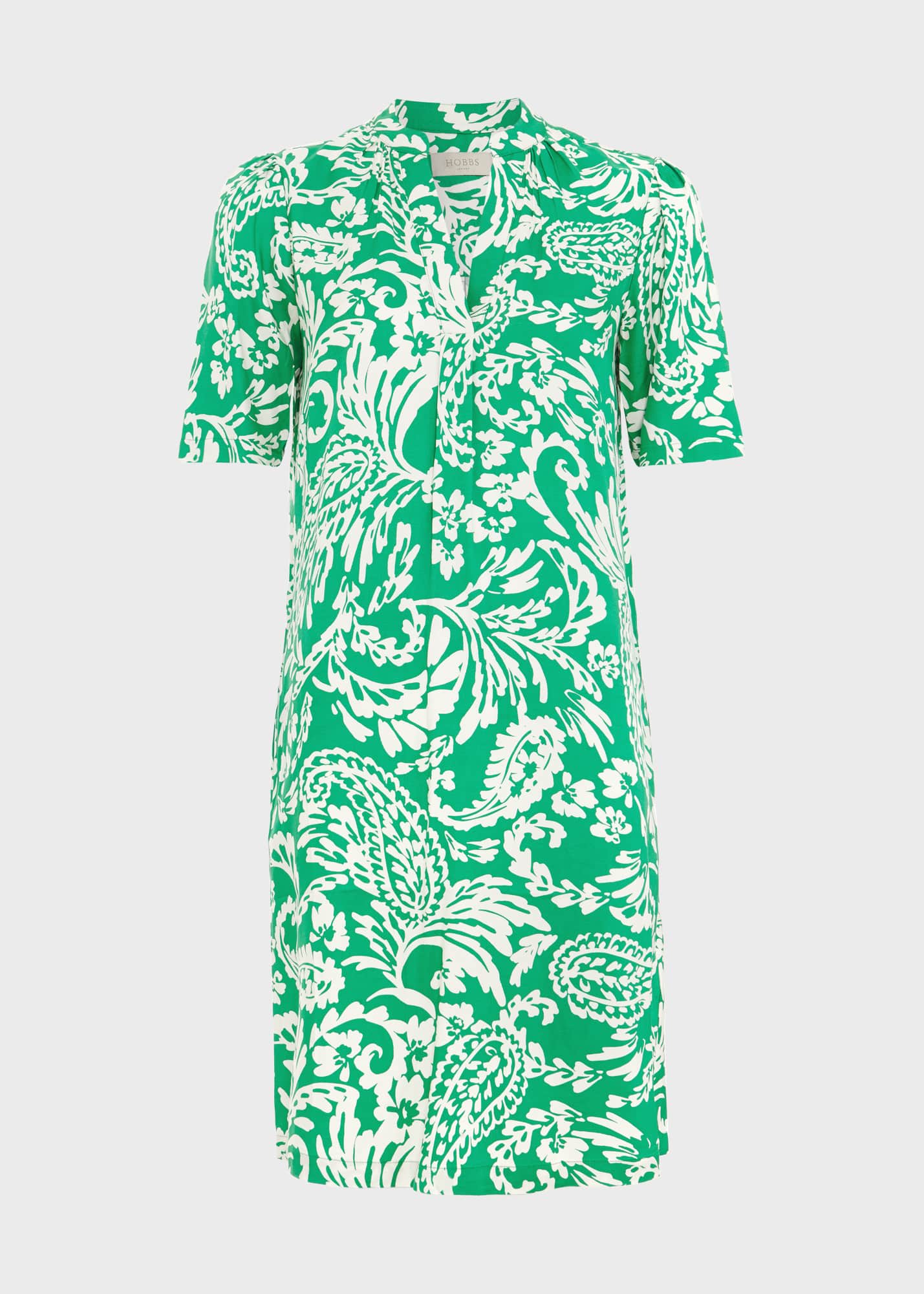 Lucille Dress 0124/5075/9324l00 Green-Ivory
