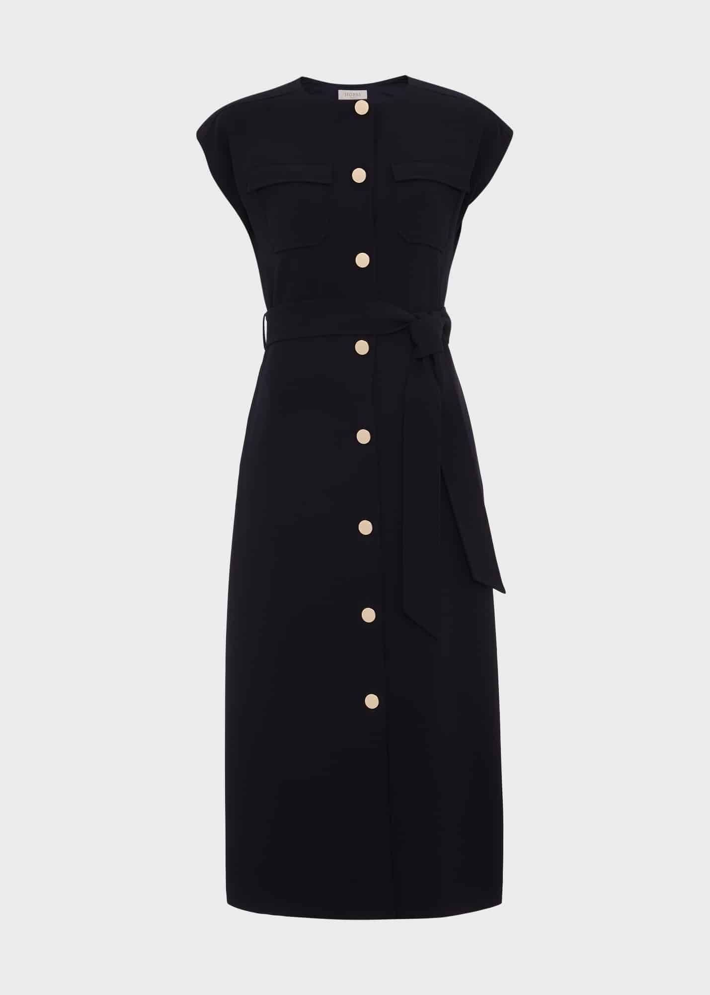 Tania Shirt Dress 0124/5139/9045l00 Hobbs-Navy