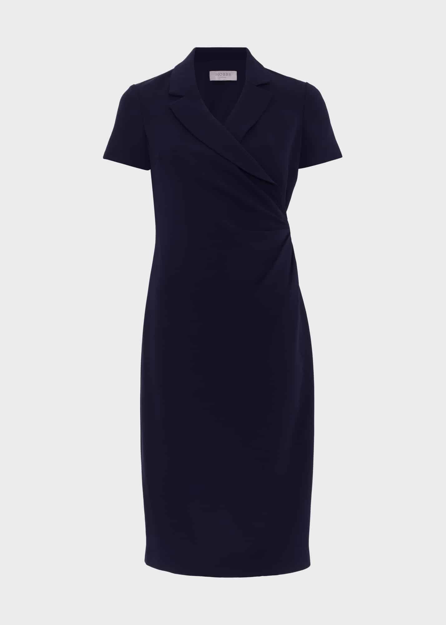 Beck Wrap Dress 0124/5271/1185l00 Midnight-Navy