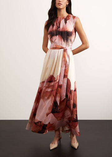 Heligan Dress 0124/5288/9045l00 Cream-Pink