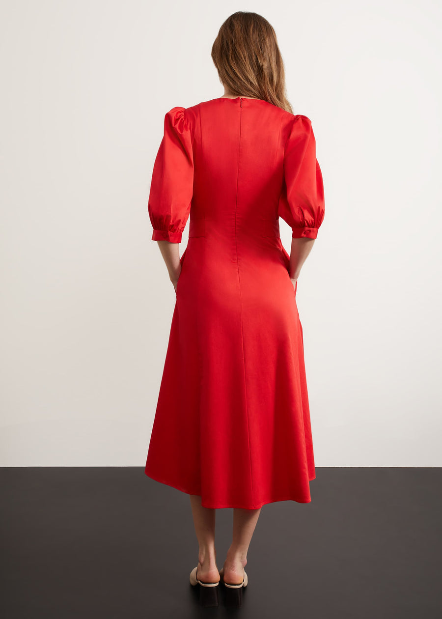 Cliveden Dress 0124/5341/6691l00 Red