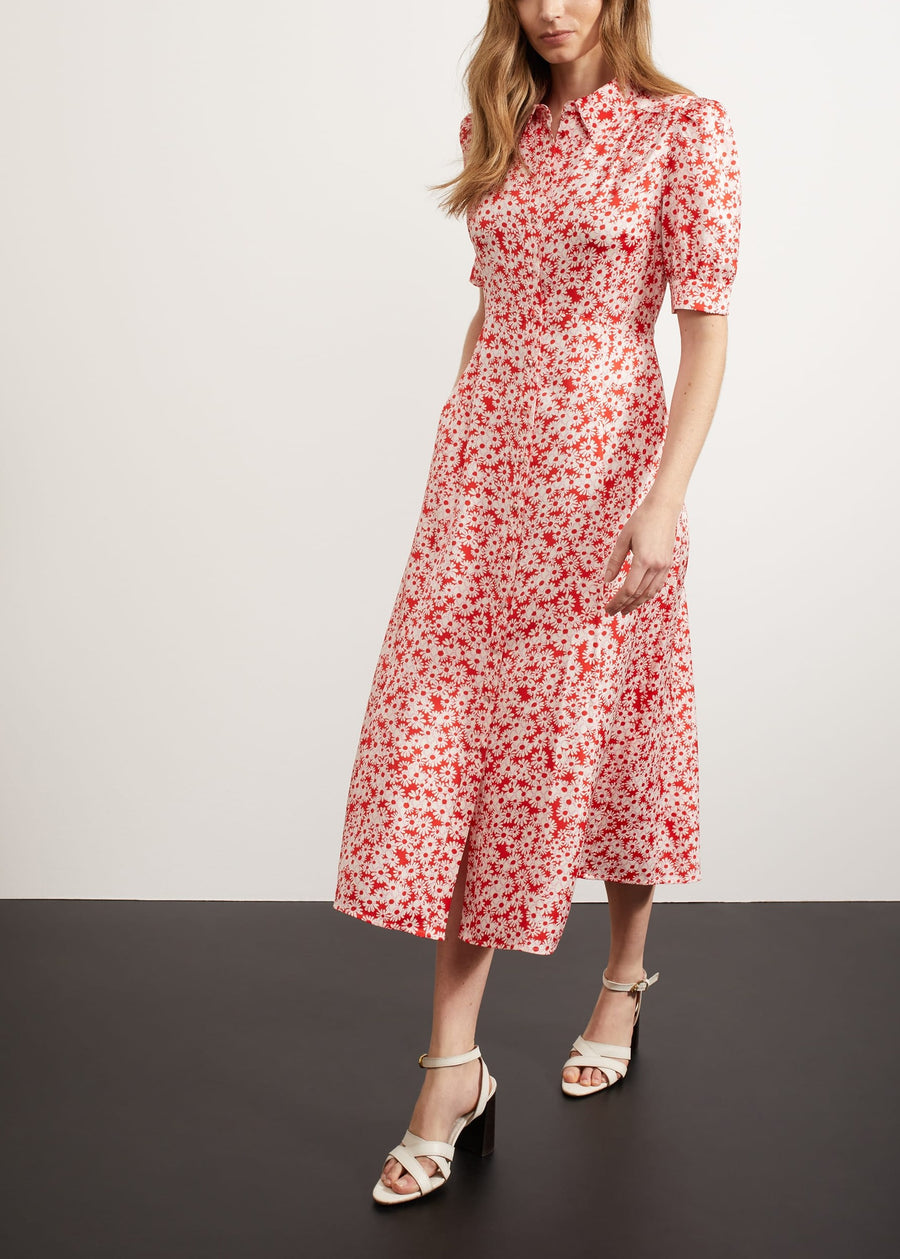 Chiswell Paris Dress 0124/5345/9045l00 Red-Ivory