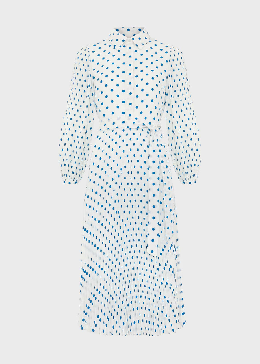 Tallulah Dress 0124/5371/9045l00 Ivory-Blue