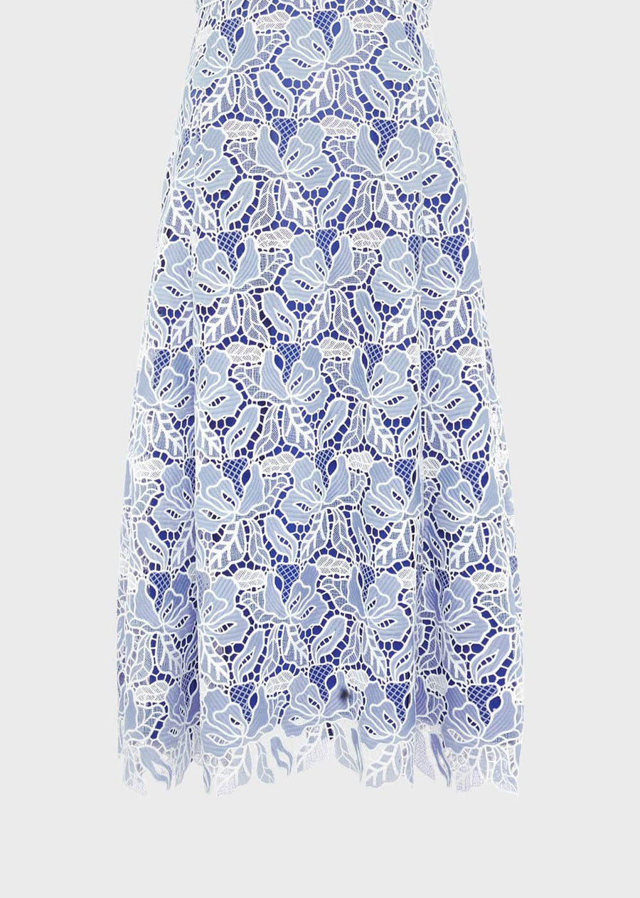 Phoebe Lace Dress 0124/5534/9045l00 Blue-Ivory