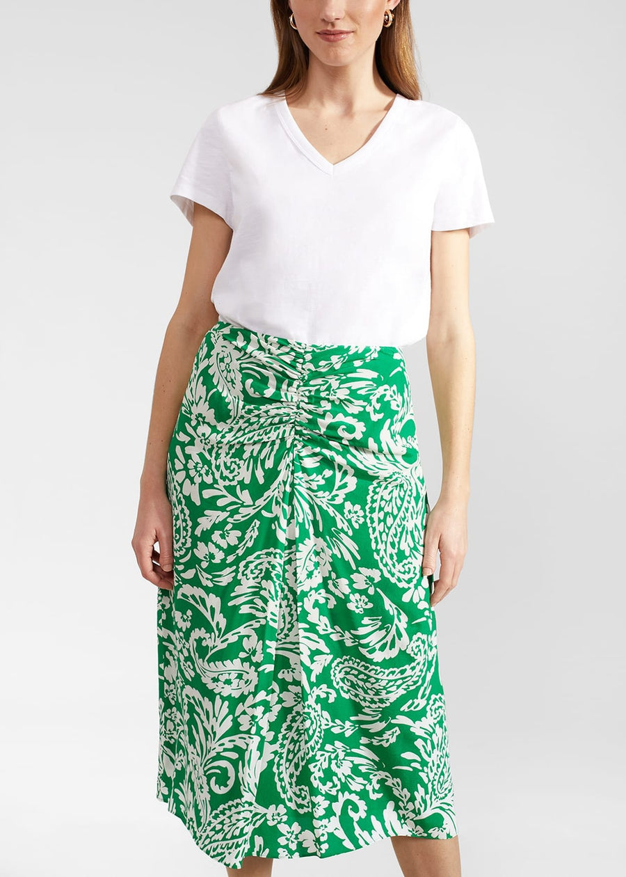 Cassidy Skirt 0124/7630/9324l00 Green-Ivory