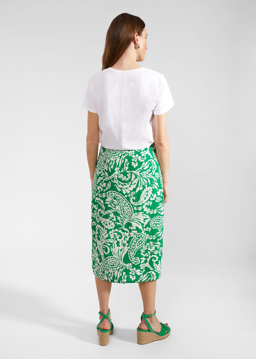 Cassidy Skirt 0124/7630/9324l00 Green-Ivory