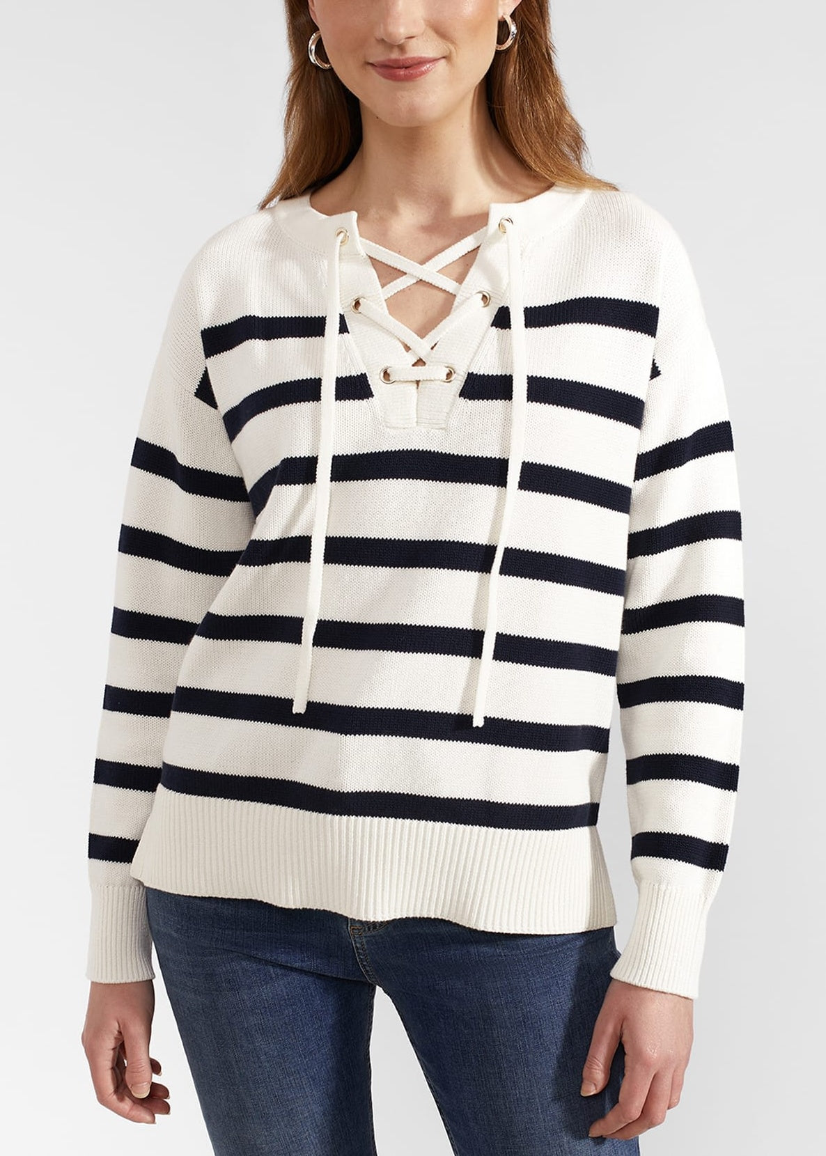 Danica Jumper 0124/9662/1144l00 Ivory-Navy