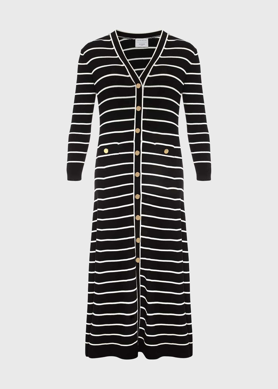 Belmont Knitted Dress 0124/9663/3625l00 Black-Ivory