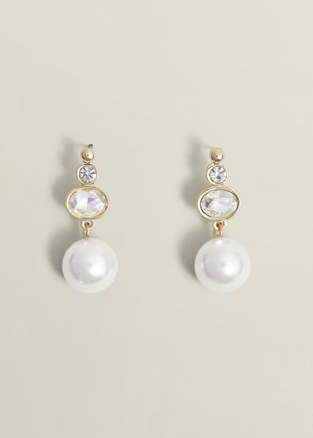 Priscilla Earrings 0125/1e81/100900 Gold-Ivory