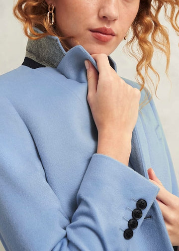 Petite Cavendish Coat 0125/3528/1049l04 Pale-Blue