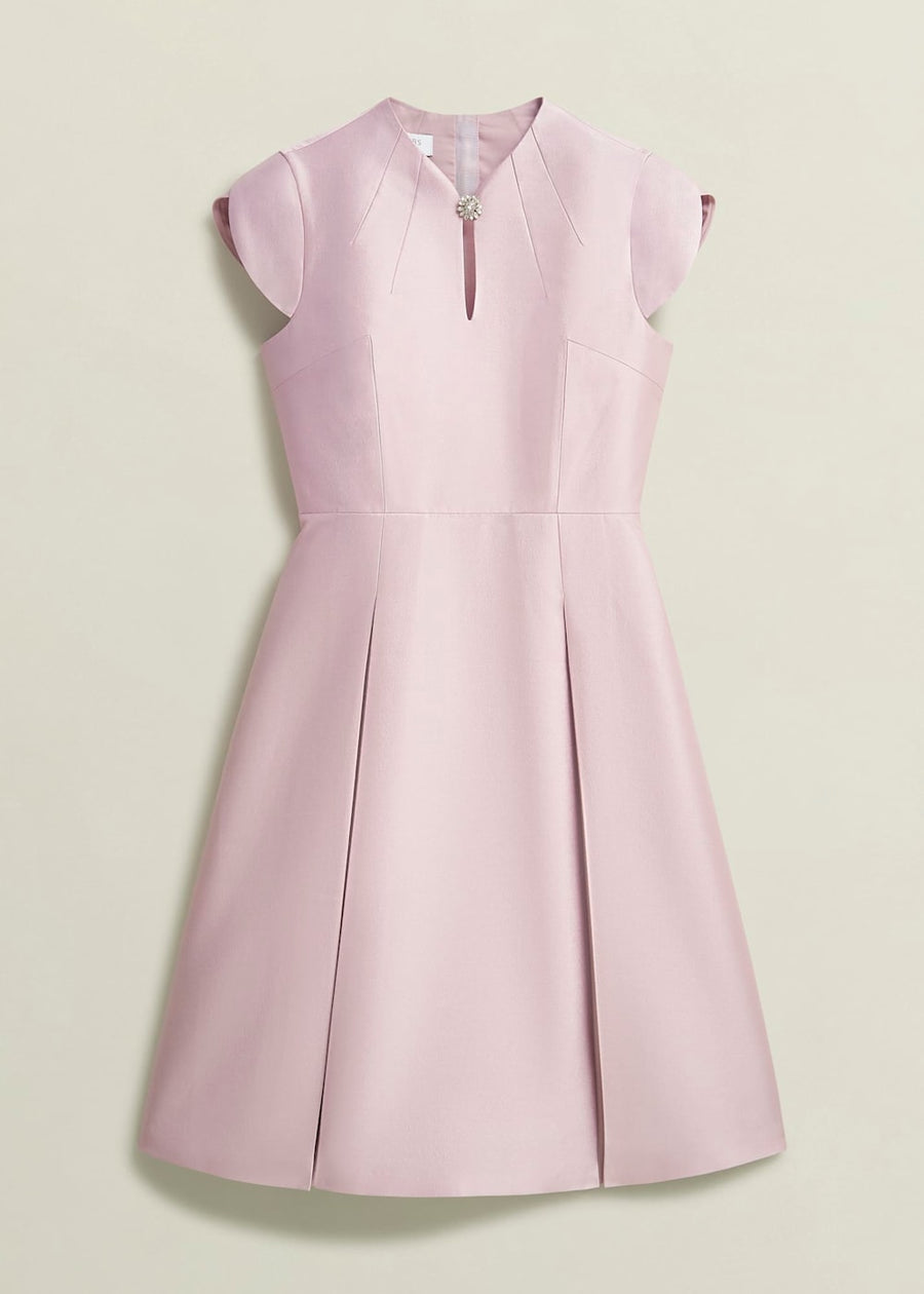 Rhea Wool Silk Dress 0125/5230/3093l00 Soft-Petal-Pink