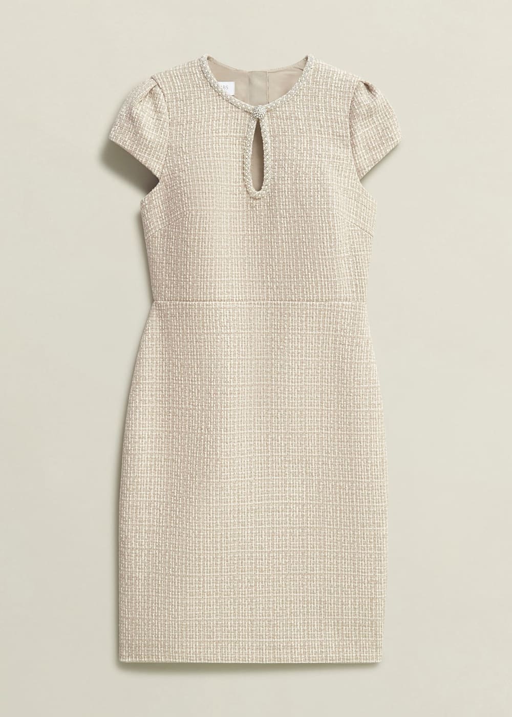 Oriana Tweed Dress 0125/5231/9045l00 Oyster