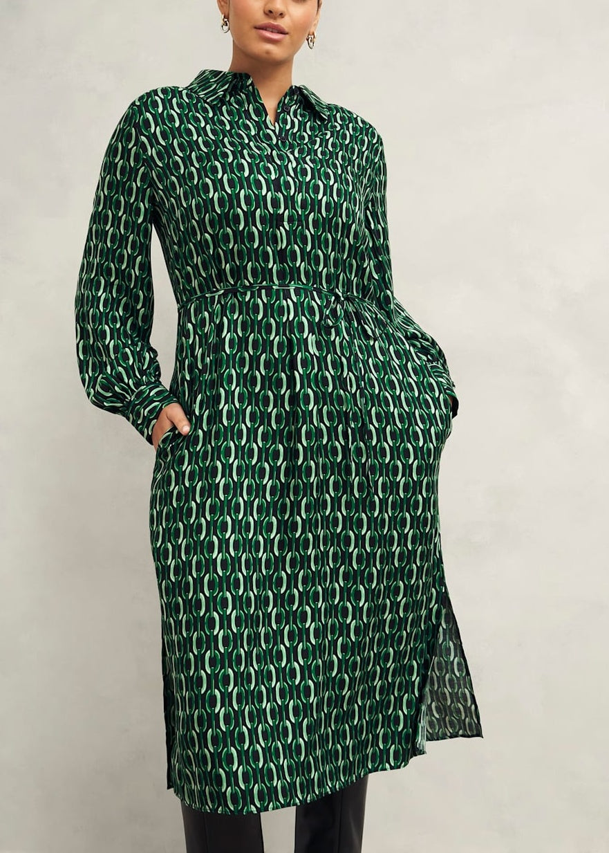 Florian Dress 0125/5251/9021l00 Navy-Green